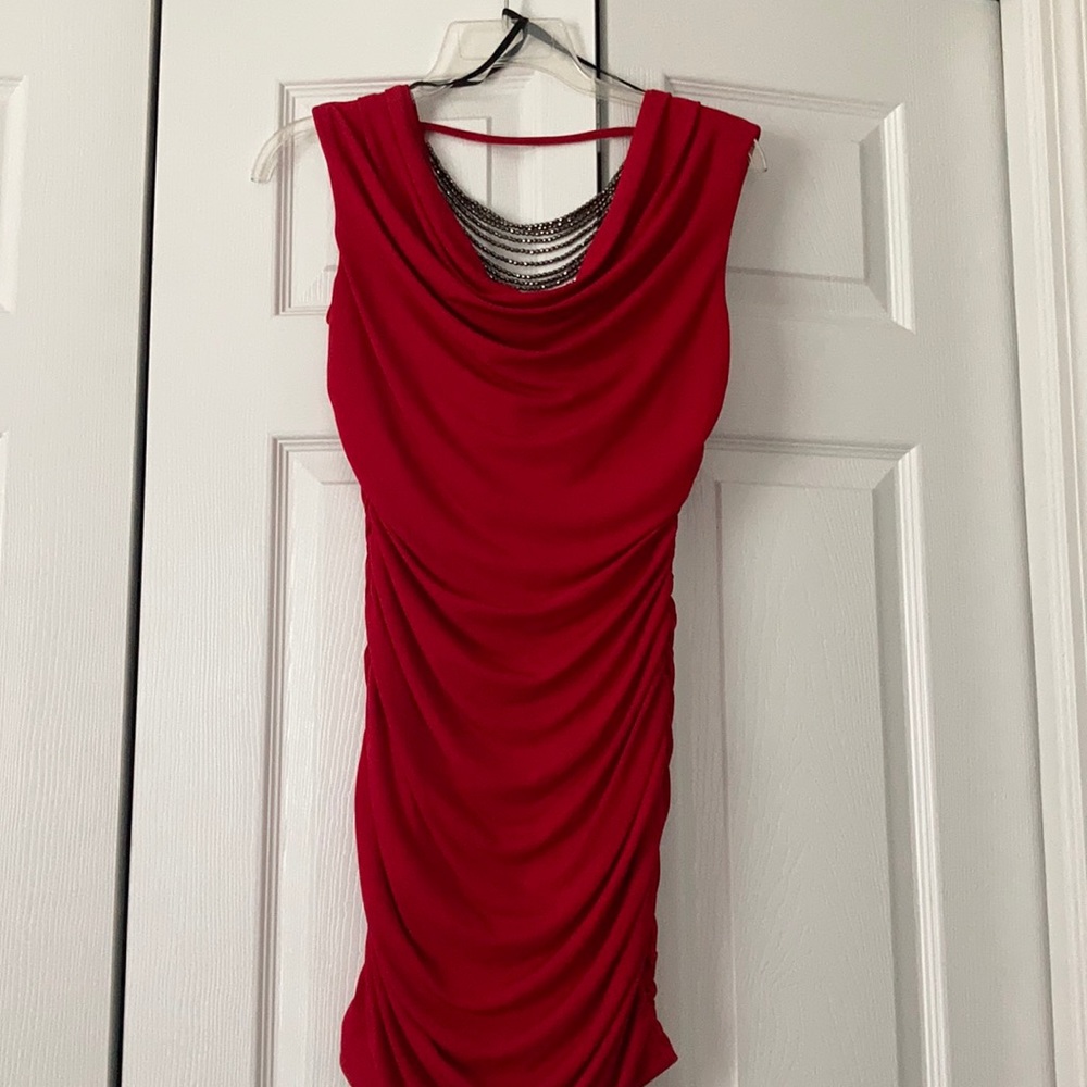 JCPenney short red bodycon dress